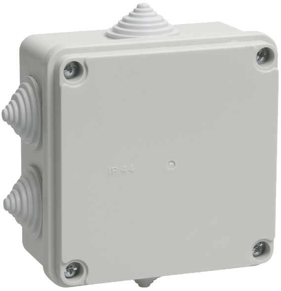 Коробка 85х85х40мм IP44 GE41235 (кор. 60шт), 40874 / 9-2