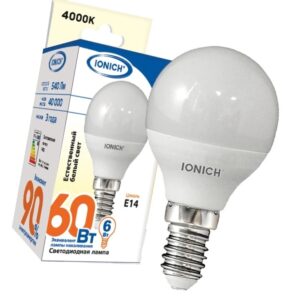 Лампа светодиодная зеркальная 6 Вт Е14 RM50 LED 3K теплый (480 Лм), 51552 / 2-2